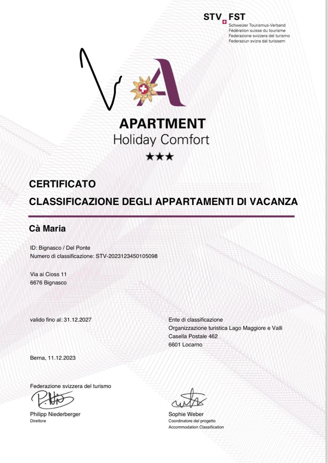 Appartement Cà Maria à Bignasco Extérieur photo